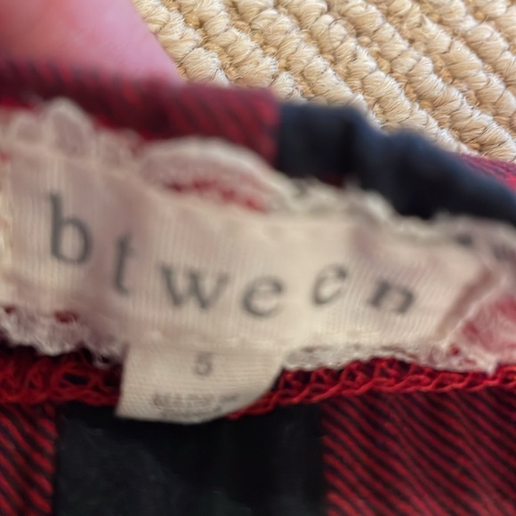 Btween 5T red/black plaid outfit - Picture 5 of 6